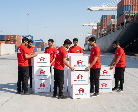 International moving and shipping from UAE